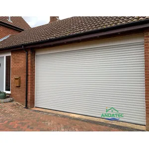 Commercial shop home windproof metal automatic and manual store shutters aluminium rolling gates rolling up doors