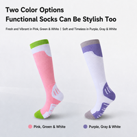 Chaussettes de compression graduée pour femmes 20-30 mmHg, hauteur genou, pour la récupération sportive, les voyages et la circulation debout