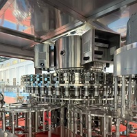 Ligne de production d'eau potable pure minérale en bouteille PET entièrement automatique, ligne de remplissage de bouteilles d'eau