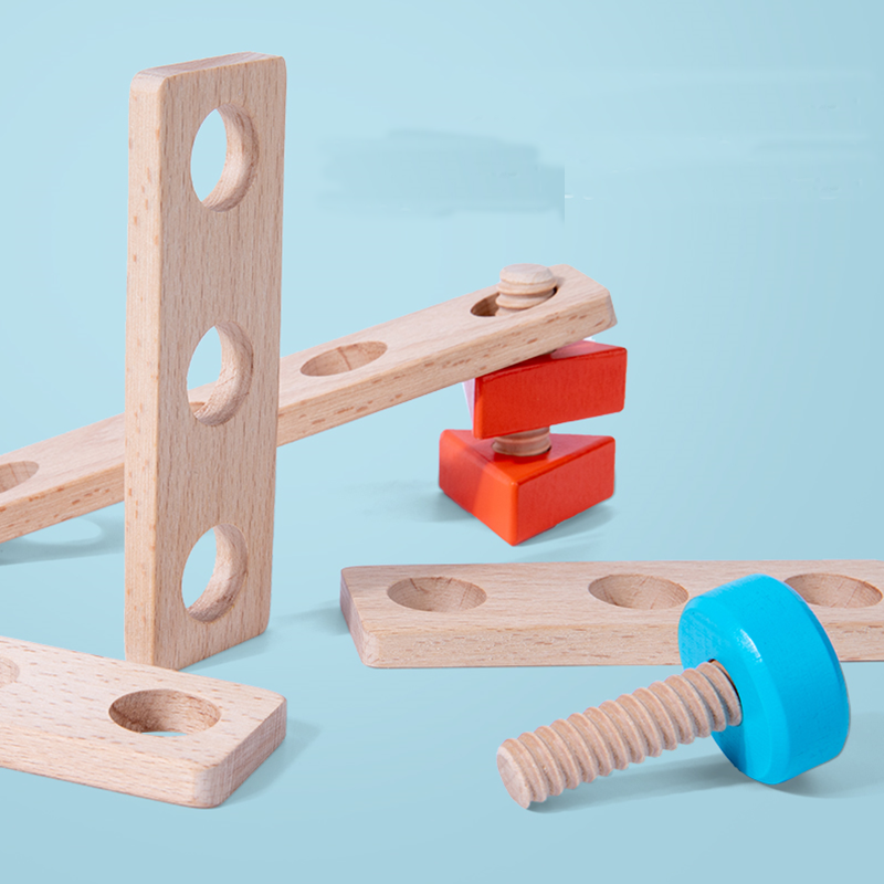 Wisplye Jeu Écrous Et Boulons 32 Paires - Jouet Montessori Couleurs Et Formes Pour Enfants 1-4 Ans Jeu Tri Formes Couleurs