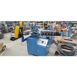 Type 200 metal pipe rolling machine corrugated pipe bridge construction spiral corrugated pipe making machine