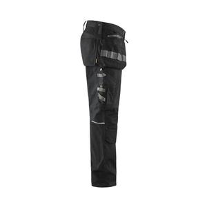 BLAKLADER - 159913439900C46 Craftsman <b>trousers</b> with <b>stretch</b> <b>Black</b> - EAN 7330509693353 WORK <b>TROUSERS</b> CARGO WORK <b>TROUSERS</b> - Product Image 4