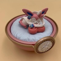 Eevee Ninetales figurine endormie Poké Ball étain PVC décor de bureau à collectionner avec Pikachu animation japonaise boîtes mystères