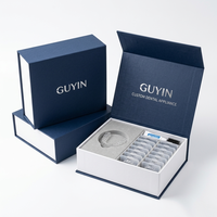 Boîte d'emballage personnalisée pour aligneurs dentaires rigides en carton magnétique transparent, boîte pour appareils orthodontiques