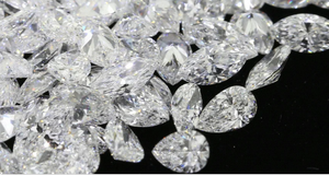 ชุดเครื่องประดับเพชรสำหรับเจ้าสาวขนาด5.00มม.-2.50to ถึง7.00มม.-3.50มม. สร้างด้วยหินที่ไม่มีความขัดแย้งสำหรับคู่รักในห้องทดลอง - Product Image 5