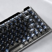 Clavier mécanique gaming en alliage d'aluminium MTC75 [Clavier personnalisé 75 touches] avec bouton rotatif et touches PC pour intégration verticale/Creator