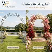 Arco de Boda de Hierro Forjado de Doble Poste Personalizado, Soporte de Fondo en Forma de Corazón Estilo Truss, Marco Decorativo Floral para Escenario Exterior