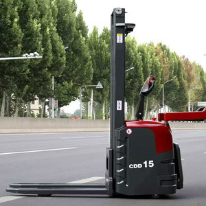 Precio de fábrica Apilador todo terreno 1,5 Ton2 Ton Apilador para caminar Apilador eléctrico de carga automática para la venta - Product Image 2