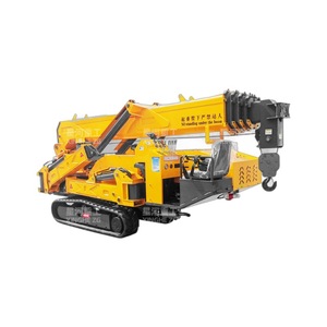 Grue araignée hydraulique à flèche télescopique, petite, diesel, à rayon de braquage étroit pour espaces restreints, levage en altitude de toitures d'ascenseurs - Product Image 1
