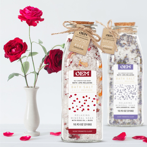 <span class=keywords><strong>Sal</strong></span> <span class=keywords><strong>de</strong></span> Baño Orgánica <span class=keywords><strong>de</strong></span> Lujo con Flores en Envases Personalizados con Etiqueta Privada y MOQ Bajo - Product Image 3