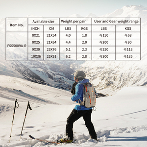 XATP Durable y de alta calidad Marco de aluminio Raquetas de nieve ajustables Aluminio para Mujeres Hombres - Product Image 4