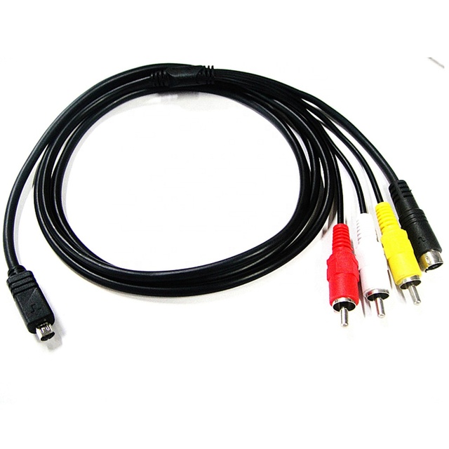 High Quality Semicircular Interface VMC-15FS AV Cable for S Ony Camera Camcorder Video Cord