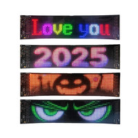Écran LED intelligent Programmable APP Control Flexible Led Sign Board Display Led Matrix Panel Lights For Car