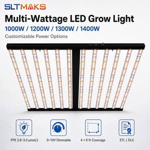 Lampe de culture LED Samsung LM301H EVO LM281b 1000W - 1400W, spectre complet, dimmable, pliable, pour serre commerciale intérieure - Product Image 1