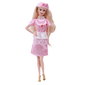 Ropa de <span class=keywords><strong>Muñeca</strong></span> para Hombre y Mujer, 26-30 cm, Nueva Colección 2022, Conjunto de Dos Piezas de Ropa de Doctor y Enfermera, Accesorios (Muñecas no Incluidas) - Product Image 6