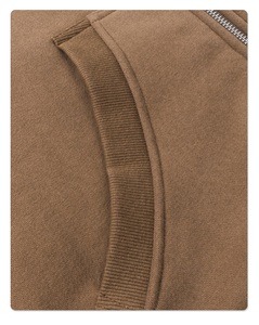 Felpe con Cappuccio e Zip per Uomo in Cotone 100% Pesante 360GSM, Modello Mascherato Scuro, Vendita all'Ingrosso - Product Image 6