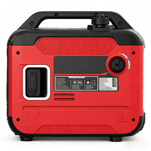 Générateur d'essence silencieux portable 3 kW avec démarrage électrique <span class=keywords><strong>et</strong></span> roues, groupe électrogène à essence refroidi par air pour le camping, le jardin, CE - Product Image 4