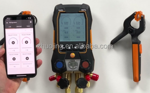 Testo 557s Manifold Digital Manifold Gauge Meter LCD Digital Manometer Testo550s Smart Vacuum Kit Stock - Product Image 5