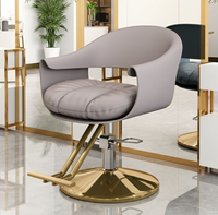Chaise de Salon de coiffure en métal rotative pour ascenseur de célébrité Internet Simple haut de gamme pour la teinture et la permanente pour les salons de coiffure