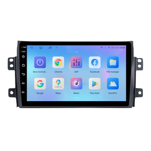 Sistema di Navigazione GPS Android 13 da 9 Pollici per <span class=keywords><strong>Suzuki</strong></span> <span class=keywords><strong>Sx4</strong></span> 2006 - 2012, Autoradio Android, Lettore Multimediale Double Din per Auto - Product Image 1