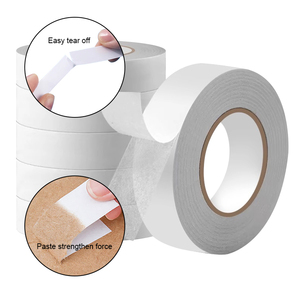 Pesante due doppio lato nastro di tessuto rotolo di stampa flessografica <span class=keywords><strong>Extra</strong></span> <span class=keywords><strong>forte</strong></span> adesivo Hot Melt per l'incollaggio di vari materiali - Product Image 5