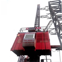 Vente flash : Treuil de chantier GJJ Construction Passenger Hoist Sc200/200 pour chantier de construction