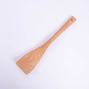 Ustensiles de cuisine multifonctionnels en bois de qualité fantastique, spatule courbée de 33 cm - Product Image 4