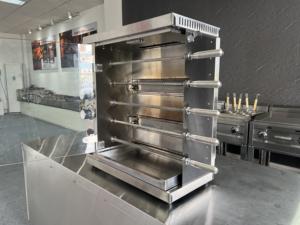 شواية غاز تجارية أوتوماتيكية كبيرة السعة، فرن كهربائي لشوي اللحوم والدجاج، آلة شواء دوارة - Product Image 2