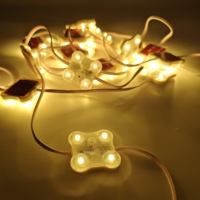 Module LED SMD 2835 haute puissance avec lentille, 170 degrés, blanc chaud, garantie 7 ans, pour éclairage de signalisation LED
