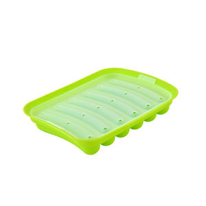 Hausgemachte Hot Dog Maker Lebensmittel qualität Wurst DIY Form mit Abdeckung 6 Hohlraum Silikon Wurst form - Product Image 4