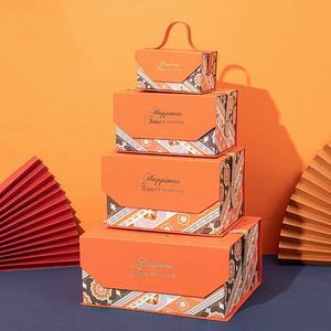 กล่องของขวัญสไตล์จีน,กล่องของขวัญกระดาษ<span class=keywords><strong>ลูก</strong></span>อมโหลน้ำผึ้งของขวัญวันแต่งงานของขวัญวันครบรอบแต่งงานของขวัญวันเกิดพระจันทร์เต็มดวง - Product Image 3