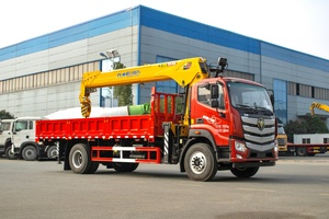 Grue télescopique sur camion Zoomlion Futian de 8 tonnes |   Bras à cinq sections, deuxième section extensible, hauteur de levage 19,5 m, Yuchai - Product Image 3
