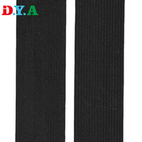 Élastique Tricoté Noir et Blanc de 1cm, 1.5cm, 2cm, 2.5cm, 3cm, 4cm, 5cm en Stock pour Vêtements, Couture et Ceinture Extensible