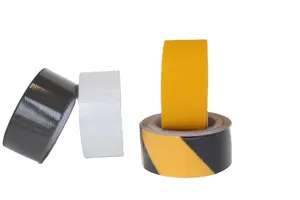 Cinta antideslizante para peldaños de escaleras, resistente, negro, amarillo, antideslizante, cinta adhesiva de advertencia, rollo de 20mm para escaleras al aire libre