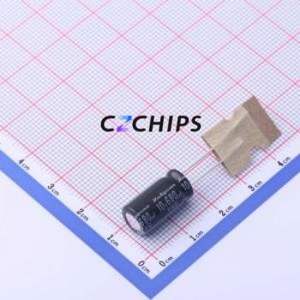 Condensador Electrolítico de Aluminio de Orificio Pasante 10YXG680MEFCT78X16, Orificio Pasante, D8xL16mm 680uF 20% 10V 462mA-120Hz - Product Image 1