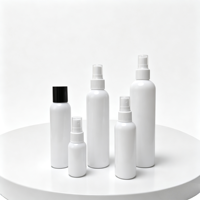 Vente en gros de flacons pulvérisateurs en plastique HDPE à fine brume, rechargeables, pour soins de la peau, sérum, shampoing, tonique, vaporisateur cosmétique vide, atomiseur