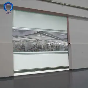 New Design Waterproof Material High Speed PVC Doors with Elegant Curtains for Factory