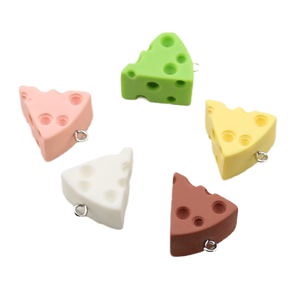 <span class=keywords><strong>Abalorios</strong></span> <span class=keywords><strong>de</strong></span> Pastel <span class=keywords><strong>de</strong></span> Queso Coloridos con Reverso Plano <span class=keywords><strong>para</strong></span> la Creación <span class=keywords><strong>de</strong></span> Joyas, Diseño Infantil Adorable - Product Image 4