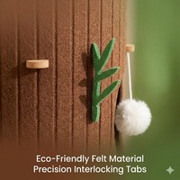 Lit pour chat, arbre à chat multi-niveaux toutes saisons, niche pour chat, griffoir pour chat, abri, lit pour chat en feutre multicouche