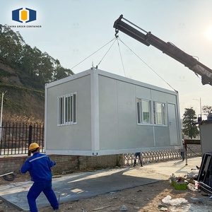 Cgch 20ft 40ft prefab nhà cho gas và dầu trại <span class=keywords><strong>container</strong></span> nhà bánh sandwich Bảng điều khiển phẳng gói chỗ ở <span class=keywords><strong>container</strong></span> nhà - Product Image 1