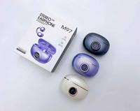 Dukungan LOGO OEM M97 klip telinga konduksi udara earbud olahraga anting modis earphone nirkabel sejati dengan 360 ° suara spasial M97