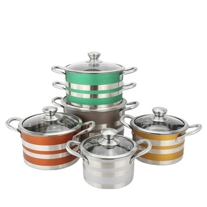 Juego de utensilios de cocina profesional de acero inoxidable, <span class=keywords><strong>olla</strong></span> antiadherente, novedad - Product Image 1