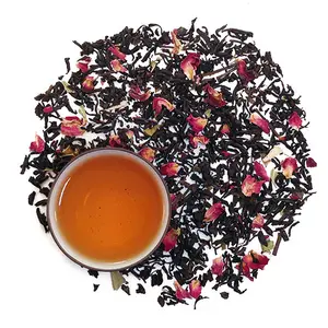 Blended Rose Schwarztee Kung Fu sowohl Brüh-als auch Eistee Deutschland Blumen geschmack Tee