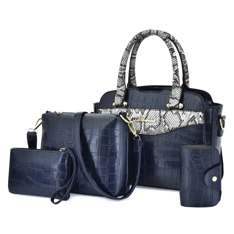 Fashionable Women's 4-in-1 Bag Luxury Design Handbag ladies shoulder bags