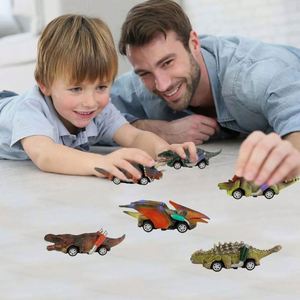 Cheap Dinosaur Car Truck With <b>Animals</b> Storage Set Juguetes Educativos Educational Toys Vehicle for Kids Boys - Product Image 5