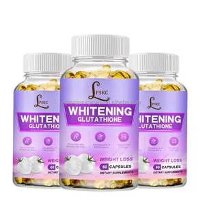 OEM L-グルタチオンハーブサプリメントは、スキンカプセル5000mgをホワイトニングしますS-AcetylL-GlutathionSkin Whitening Pills