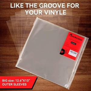 12 pouces Durable en plastique extérieur Vinyl Record Sleeves <span class=keywords><strong>CD</strong></span> Sleeve Covers Transparent Taille de gros pour ODM/OEM - Product Image 3