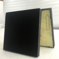 Plafonds acoustiques en fibre de verre de couleur noire, ignifuges, 600x1200, fabriqués en usine, pour cinéma