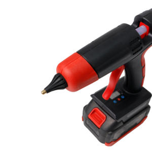 <span class=keywords><strong>Pistola</strong></span> de Pegamento Caliente Eléctrica Profesional Recargable, Portátil, Inalámbrica, con Boquilla de Aluminio, Pantalla Digital de Temperatura, para Bricolaje - Product Image 4