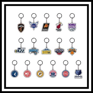 Porte-clés acrylique personnalisé époxy arc-en-ciel holographique <span class=keywords><strong>NBA</strong></span> porte-clés acrylique imprimé anime breloque porte-clés en plastique - Product Image 2